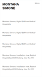 Mobile Screenshot of montanasimone.com